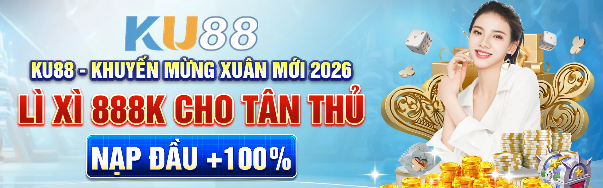 Banner chuyên mục và dịch vụ di động Ku88